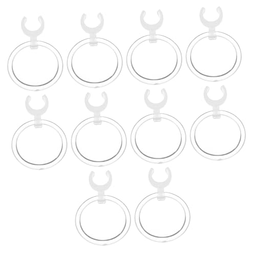 ADOCARN 10 Stück Ohrstöpsel Lupe Vergrößerungshandgerät Ohrwachsentfernungswerkzeug Vergrößerung von Glas für Ohrwachsreiniger Lupe tragbar Kleine Handheld -Lupe Acryl Transparent von ADOCARN
