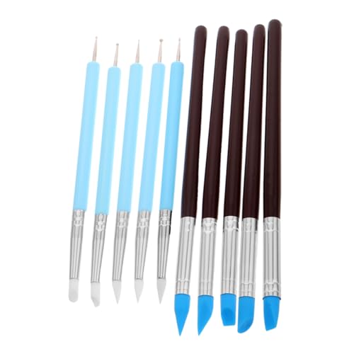 ADOCARN 10stücke Silikon-bildhauerwerkzeuge Für Heimwerker Set Töpferhandwerk-Werkzeuge Für Tonbildhauerei Und Skulptur Keramikschnitzerei von ADOCARN