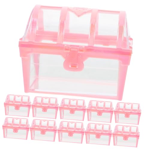 ADOCARN 12stücke Schatzkiste Süßigkeiten Aufbewahrungsboxen Aus Transparente Hochzeitsgeschenkboxen Für Bonbons Und Kleine Überraschungen Für Partys Und Feiern von ADOCARN