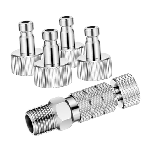 ADOCARN Airbrush Schlauchadapter Satz Schnellkupplung für Kompressoren Sicher und Zuverlässig Präzise Verbindung von ADOCARN