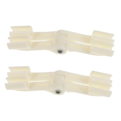 ADOCARN 2 Stück Faltbare Kunststoff Fixierclips für Moskitonetz Stabile Netzklemmen für Bett Camping und Balkon Kleine Langlebige Halter für Zuverlässigen Halt und Einfache Anwendung von ADOCARN