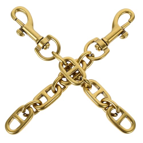 ADOCARN 2 Stück Taschenverlängerungskette Robuste Metallkette Antikgold für Handtaschen und Umhängetaschen Lösung für Kurze Riemen Einfacher Anbringungsmechanismus mit Karabinerhaken ADOCARN 2 Stück Taschenverlängerungskette Robuste Metallkette Antikgold für Handtaschen und Umhängetaschen Lösung für Kurze Riemen Einfacher Anbringungsmechanismus mit Karabinerhaken von ADOCARN