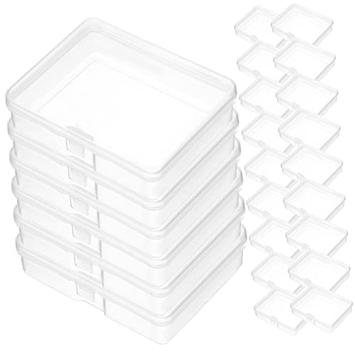 ADOCARN 24stücke Mini Kunststoff Perlenbox Aufbewahrungsbox Für Kleinteile Plastikbox Verpackung Perlenaufbewahrungsboxen Mini Perlenboxen Box Für Kleinteile von ADOCARN