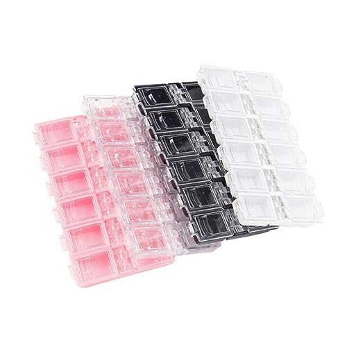 ADOCARN 4 STÜCKE Schmuck Aufbewahrungsbox mit Fächern Transparente Sortierbox für Nagelkunst Glitzer und Kleinteile Praktischer Organizer Robustem ADOCARN 4 STÜCKE Schmuck Aufbewahrungsbox mit Fächern Transparente Sortierbox für Nagelkunst Glitzer und Kleinteile Praktischer Organizer Robustem von ADOCARN