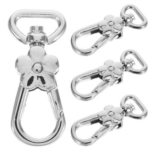 ADOCARN 4 Stück Drehbare Karabinerhaken Für Schlüsselbänder, Robuste Karabinerverschlüsse Aus Metall Für Rucksackanhänger, Reißverschlüsse, Perlen, Projekte, Zubehör ADOCARN 4 Stück Drehbare Karabinerhaken Für Schlüsselbänder, Robuste Karabinerverschlüsse Aus Metall Für Rucksackanhänger, Reißverschlüsse, Perlen, Projekte, Zubehör von ADOCARN