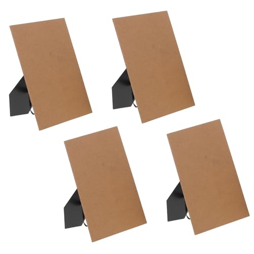 ADOCARN 4 Stück Schwarzer Easel Rückseite für Bilderrahmen Universelles DIY Foto Display Stabiler Tischständer für Vertikale und Horizontale Präsentation Einfache Installation und Design ADOCARN 4 Stück Schwarzer Easel Rückseite für Bilderrahmen Universelles DIY Foto Display Stabiler Tischständer für Vertikale und Horizontale Präsentation Einfache Installation und Design von ADOCARN