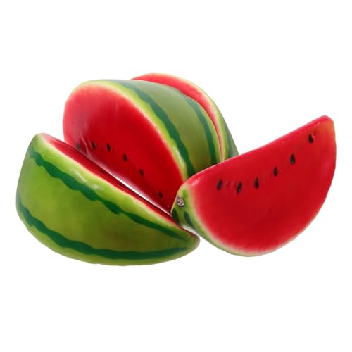 ADOCARN Gefälschte Wassermelone Slicecs Set 4 Stücke Künstliche Für Fotografie Kreative Wassermelone Modell PVC ADOCARN Gefälschte Wassermelone Slicecs Set 4 Stücke Künstliche Für Fotografie Kreative Wassermelone Modell PVC von ADOCARN