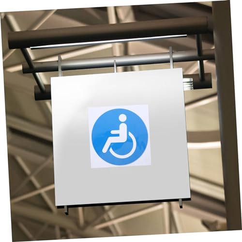 ADOCARN 4 Stück Teiliges Selbstklebende Rollstuhlfahrer Aufkleber Wetterfeste Kratzfeste Behindertenschild Sticker für Fenster Büro und Barrierefreie Zugänge ADOCARN 4 Stück Teiliges Selbstklebende Rollstuhlfahrer Aufkleber Wetterfeste Kratzfeste Behindertenschild Sticker für Fenster Büro und Barrierefreie Zugänge von ADOCARN