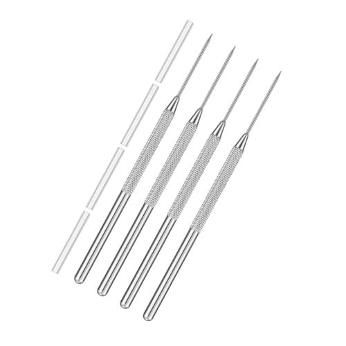 ADOCARN 4stücke Tragbare Tondetailwerkzeuge Nadelwerkzeuge Für Keramik Und Polymerton Bildhauerei Töpferarbeiten Und Kunstprojekte Heimwerkerwerkzeuge von ADOCARN