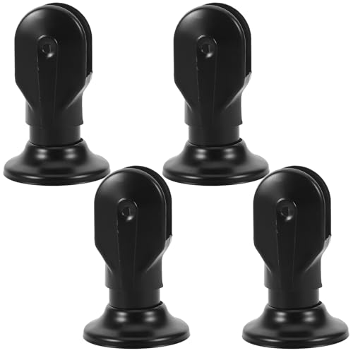 ADOCARN 4-teilige Badezimmer-Trennwand-Hardware: Toilettentrennwandhalterungen aus Edelstahl – Robuster Fuß für Trennwände in öffentlichen Toiletten von ADOCARN