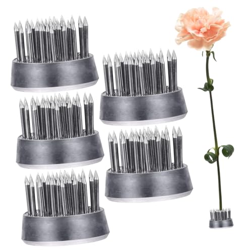 ADOCARN 5 Stück Blumenstecker Hochwertige Blumenarrangement Basis Stabiler Blumenfixierungshalter für Kreative DIY Blumenarrangements für Zuhause und Veranstaltungen von ADOCARN