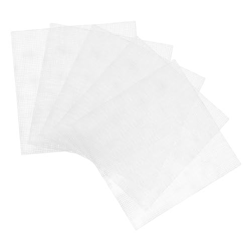 ADOCARN 5 Stück Kunststoffgitterplatten für DIY Taschenprojekte Robuste und Vielseitige Maschenblätter für Häkeln und Stickerei Mesh für Bastelarbeiten ADOCARN 5 Stück Kunststoffgitterplatten für DIY Taschenprojekte Robuste und Vielseitige Maschenblätter für Häkeln und Stickerei Mesh für Bastelarbeiten von ADOCARN