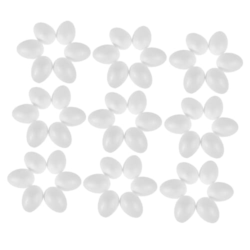 ADOCARN 50 Stück Große DIY Ostereier Blanko Eier für Bastelprojekte Dekoration für Ostern und Feste Kunsthandwerk ADOCARN 50 Stück Große DIY Ostereier Blanko Eier für Bastelprojekte Dekoration für Ostern und Feste Kunsthandwerk von ADOCARN