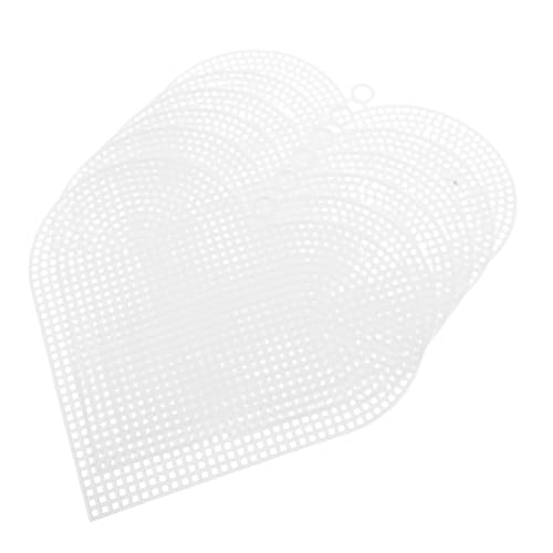 ADOCARN 6 Stück Hakentaschenmaterial In Spezialform Stickleinwand Netzgewebe Zum Basteln Bastelnetzmatte Taschenherstellungszubehör Häkelgarnzubehör Handarbeitszubehör Weißer ADOCARN 6 Stück Hakentaschenmaterial In Spezialform Stickleinwand Netzgewebe Zum Basteln Bastelnetzmatte Taschenherstellungszubehör Häkelgarnzubehör Handarbeitszubehör Weißer von ADOCARN