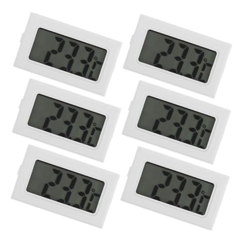 ADOCARN 6 Stück Teiliges Digitales Einbau-thermometer Weiß Präzise Temperaturanzeige für Innen Außen Industrie Handlich Platzsparend Wetterfest Vielseitig Einsetzbar ADOCARN 6 Stück Teiliges Digitales Einbau-thermometer Weiß Präzise Temperaturanzeige für Innen Außen Industrie Handlich Platzsparend Wetterfest Vielseitig Einsetzbar von ADOCARN