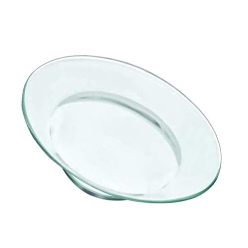 ADOCARN Aromatherapie Glasplatte für Duftölwärmer Ersatzschale für Wachsschmelzer Hitzebeständig Leicht zu Reinigen und Multifunktional für Aromatherapie von ADOCARN