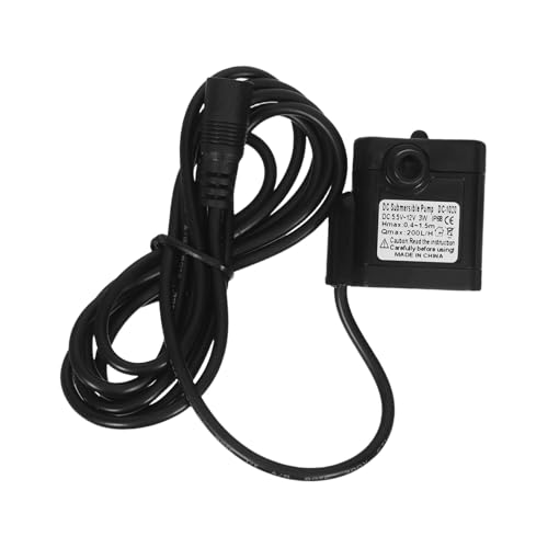 ADOCARN Dc Einstellbare Unterwasserpumpe für Aquarium Teich und Fontäne Schwarz Förderhöhe Langlebiges Kunststoffgehäuse mit Saugnäpfen ADOCARN Dc Einstellbare Unterwasserpumpe für Aquarium Teich und Fontäne Schwarz Förderhöhe Langlebiges Kunststoffgehäuse mit Saugnäpfen von ADOCARN