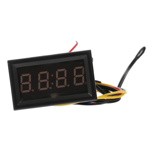 ADOCARN Digitale Auto-uhr mit Thermometer und Voltanzeige -nachtlicht Einfache Installation im Zigarettenanzünder Lesbare Grüne Anzeige Multifunktionales Fahrzeug-armaturenbrettgerät von ADOCARN