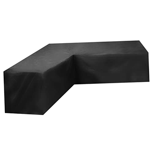 ADOCARN Ecksofa Abdeckung Oxford Wasserdichter Möbel Schutz für Gartenmöbel Staubschutz für Förmige Sofas mit Kordelzug von ADOCARN