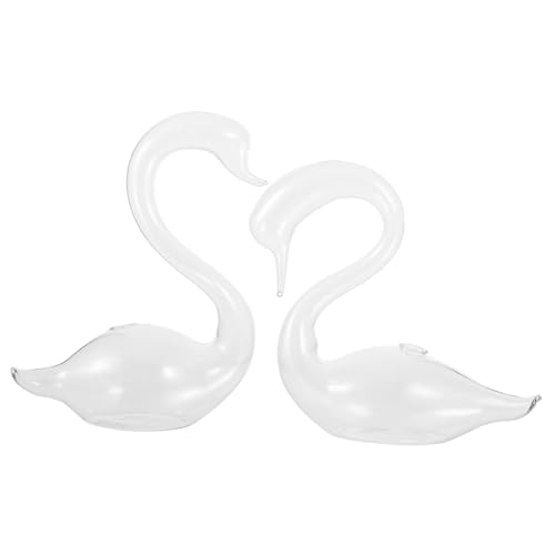 ADOCARN Exquisites Schwanen-blumenvasen-set 2-teilig Glasvase Fürs Büro Dekoration Hydroponische Stabile Basis Für Den Schreibtisch Zu Hause Für Pflanzenarrangements ADOCARN Exquisites Schwanen-blumenvasen-set 2-teilig Glasvase Fürs Büro Dekoration Hydroponische Stabile Basis Für Den Schreibtisch Zu Hause Für Pflanzenarrangements von ADOCARN