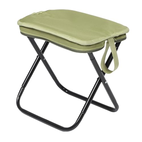 ADOCARN Faltbarer Tragbarer Pferdeklappstuhl Klapphocker Camping Tragstuhl Hocker Mini Stuhl Tragbarer Outdoor Hocker Outdoor Camping Hocker Handtaschenhocker Oxford Stoff von ADOCARN