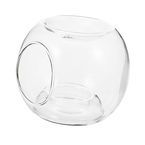 ADOCARN Glasgefäss Für Ätherische Öle Mit Teelicht Kerzenhalter Für Teelicht Duftwachsschmelze Aroma Teelichthalter Ölbrenner Für Hause von ADOCARN