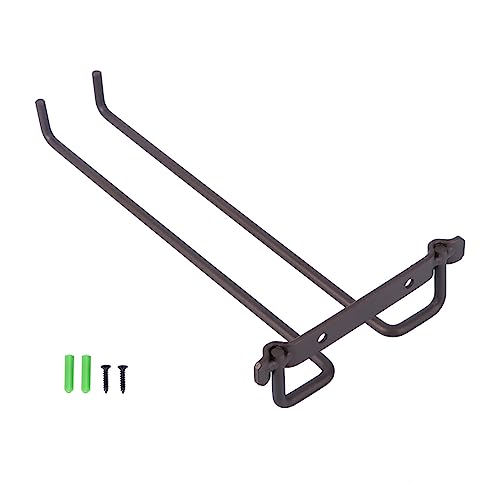 ADOCARN Hängendes Weinglasregal aus Bronze Einreihiger Wandhalter für Stielgläser Stabiles Display Shelf Platzsparender Weinhalter für Bar Esszimmer Restaurant Stemware Rack von ADOCARN