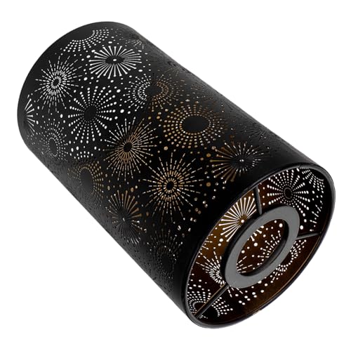 ADOCARN Hollow out Eisen Lampenschirm für Pendelleuchte Vintage Lampenschirm mit Dekorativem Design Geeignet für Zuhause Bar und Restaurant Warmes Licht und Gemütliche von ADOCARN