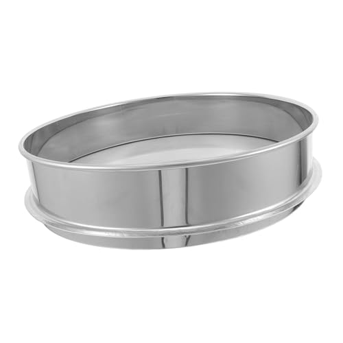 ADOCARN Keramik Glasur Sieb Lack Metall Seiher Mehrzwecksieb Filter Multifunktionssieb Filter Multifunktionsfilter Maschensieb Feinsieb Silber Edelstahl von ADOCARN