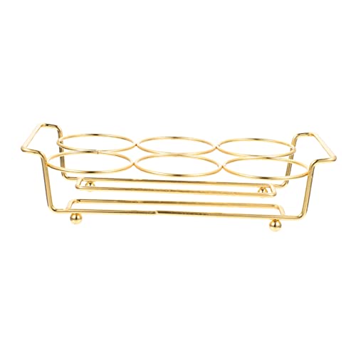 ADOCARN Metall Bar Schnapsglashalter mit Flacher Basis Langlebiges Shotglas Regal für Aufbewahrung Organisation und Trocknung Barzubehör für Zuhause Partys und Geschenkideen von ADOCARN