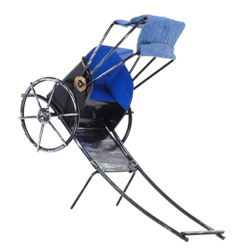 ADOCARN Mini Vintage Iron Model mit Distressed Finish für Bürodekoration Retro Fahrrad Skulptur Einzigartiges Element für Regal von ADOCARN