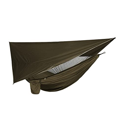ADOCARN Outdoor Hängematte mit Wasserdichtem Sonnendach Teiliges Camping Zelt Set Polyester mit Uv Schutz Schnelles Aufstellen für Garten Wandern Strand und Reisen ADOCARN Outdoor Hängematte mit Wasserdichtem Sonnendach Teiliges Camping Zelt Set Polyester mit Uv Schutz Schnelles Aufstellen für Garten Wandern Strand und Reisen von ADOCARN