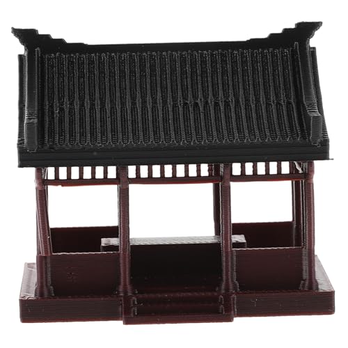 ADOCARN Miniatur-pagodenfigur Für Terrarium Bonsai Und Aquarium Winziger Chinesischer Pavillon Als Landschaftsornament Und Gartendekor Für Mikrolandschaften von ADOCARN