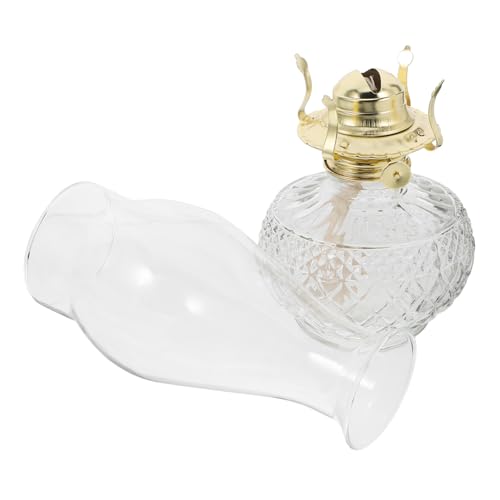 ADOCARN Retro Öllampe aus Vintage Petroleumlampe für Wohnzimmer Küchendekoration Notbeleuchtung Stilvolle Tischlampe mit Feiner Verarbeitung und Vielseitiger Anwendung von ADOCARN