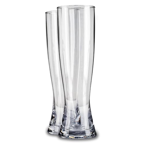 ADOMA 2er-Set Weizenbierbecher 0,5L aus Kunststoff von ADOMA