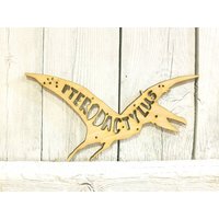 Pterodactylus Dinosaurier Dino Themed - Laser Holz Geschnitten Schild Wanddekor Unvollendet Baby Dusche Junge Kinderzimmer Geschenk Plakette Kranz Pterodactylus Dinosaurier Dino Themed - Laser Holz Geschnitten Schild Wanddekor Unvollendet Baby Dusche Junge Kinderzimmer Geschenk Plakette Kranz von ADORNaMENTSshop