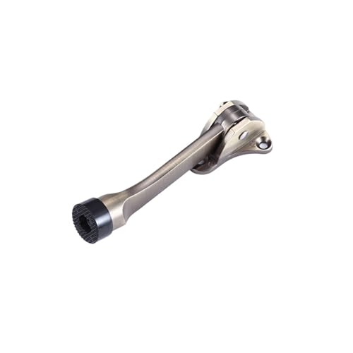 1 Stück Kick-Down-Türstopper aus Zinklegierung mit Fußhebel, Rutschfester Gummi-Türbeschlag for Zuhause(Green Bronze) von ADQPLXGWH