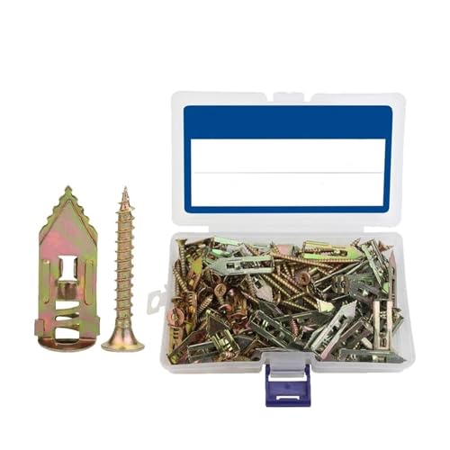 160-teiliger Trockenbau-Selbstbohranker mit Schraubensatz, Gips-Expansions-Trockenbauankerschraube zur Befestigung von TV-Regalschränken(160pcs set) von ADQPLXGWH