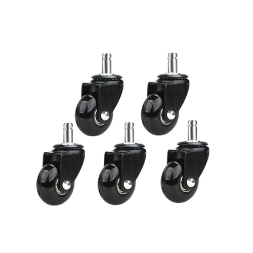 5 Pcs/2 Zoll Schwarz Pu Transparent Universal Rad Snap Frühling Caster Möbel Büro Stuhl Starke Last Lager 5 Pcs/2 Zoll Schwarz Pu Transparent Universal Rad Snap Frühling Caster Möbel Büro Stuhl Starke Last Lager von ADQPLXGWH
