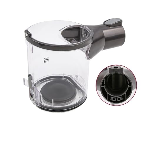 Kompatibel mit Dyson Staubsauger Mülleimer Zyklon Staub Sammlung Eimer Untere Abdeckung V6V7V8V10Dc35 Reparatur Saug Kopf Zubehör(Dustbucketsuitableforv6ainterfacegray) von ADQPLXGWH
