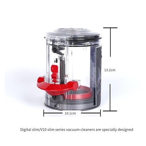 Kompatibel mit Dyson Staubsauger Mülleimer Zyklon Staub Sammlung Eimer Untere Abdeckung V6V7V8V10Dc35 Reparatur Saug Kopf Zubehör(V10slimdustbucket) von ADQPLXGWH