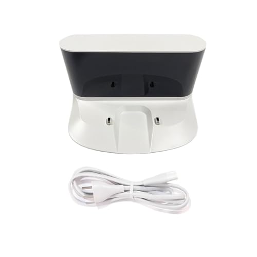 Kompatibel mit Roborock Kehrroboter S50 Ladestation S51 Ladestapel T6 T7 Ladegerät Zubehör(LargewhiteT6T7chargingbaseUSgaugechargingcable) von ADQPLXGWH