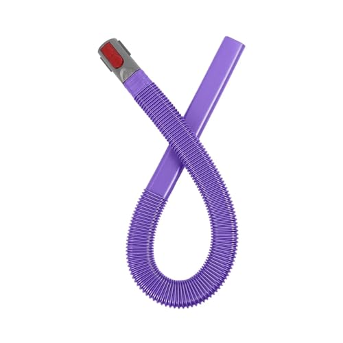 Kompatibel mit Trockner, Entlüftungsschlauch for Dyson V6 V7 V8 V10 V11 V15 Staubsaugerzubehör, Fusselrasierer, Vakuumschlauch, flexible Fugendüse(PURPLE) von ADQPLXGWH