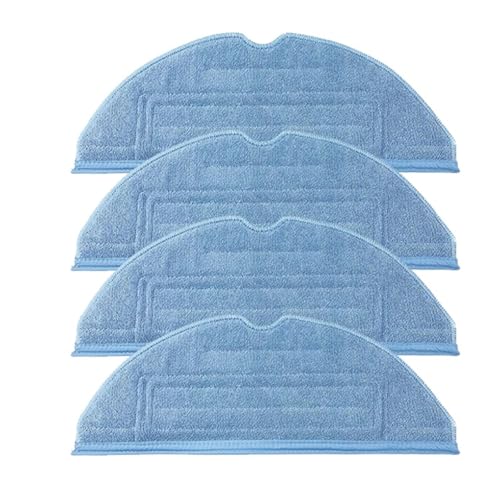 Waschbare und wiederverwendbare Mopp-Stoffpads, Ersatz, kompatibel mit Xiaomi, kompatibel mit Roborock, S7 S7MaxV Ultra, Staubsaugerteile, Mikrofaser-Weichpad(4pcs) von ADQPLXGWH