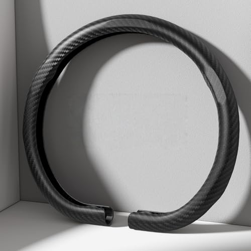ADSDWXC Komfort Lenkradabdeckung, Luxuriöser Suede Auto Lenkradbezug, Weiches Leder, Gepolsterte Räderabdeckung Für Nissan Terrano, 37-38cm, D-Carbon Fiber Color- D-Shaped ADSDWXC Komfort Lenkradabdeckung, Luxuriöser Suede Auto Lenkradbezug, Weiches Leder, Gepolsterte Räderabdeckung Für Nissan Terrano, 37-38cm, D-Carbon Fiber Color- D-Shaped von ADSDWXC
