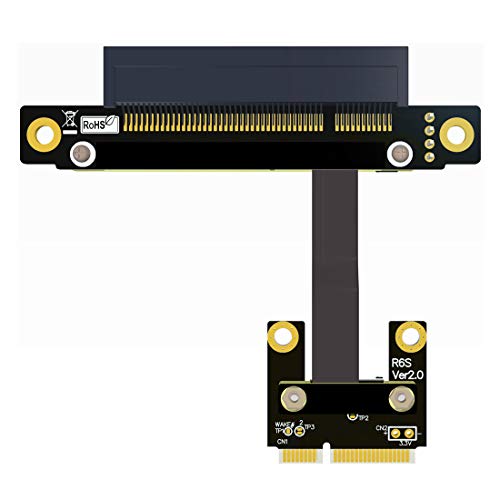 ADT-Link 8 Gbps Mini PCI-e MPCI auf PCI-E x8 PCI-e 8X Verlängerungskabel Gen3.0 Mini-PCI-E Bandkabel 30cm von ADT-Link