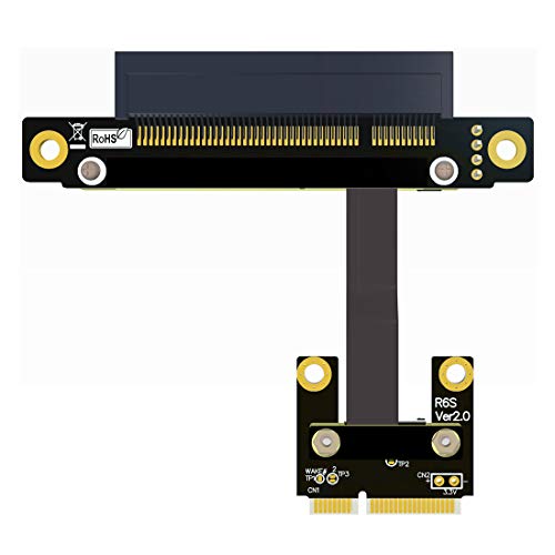 ADT-Link 8 Gbps Mini PCI-e MPCI auf PCI-E x8 PCI-e 8X Verlängerungskabel Gen3.0 Mini-PCI-E Bandkabel 3cm von ADT-Link