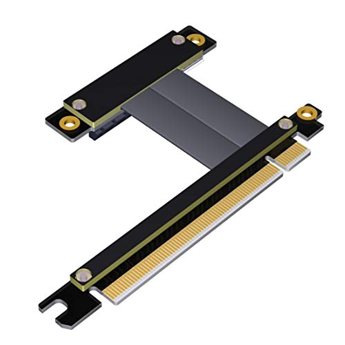 ADT-Link PCIe 3.0x4x8 Riser Verlängerung für Netzwerkkarte Gigabit Industriel SSD Pci-e 3.0x4x8 bis x16 Verlängerung pci-Express 3.0 Kabel von ADT-Link