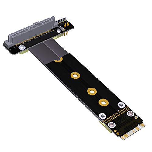 ADT-Link Riser Card U2 SFF-8639 (U.2) auf M.2 NVMe NGFF Key M Key-M M2 Adapter Verlängerungskabel für U.2 NVME SSD Treiber Festplatte von ADT-Link