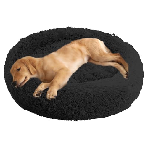 ADUODAO Donut Beruhigendes Hundebett, waschbar, Welpen-Kissen, Anti-Angst, Haustierkissen, flauschiges Donut-Kissen für große, mittelgroße und kleine Hunde, schlafendes Haustier-Sofakissen (100 cm ADUODAO Donut Beruhigendes Hundebett, waschbar, Welpen-Kissen, Anti-Angst, Haustierkissen, flauschiges Donut-Kissen für große, mittelgroße und kleine Hunde, schlafendes Haustier-Sofakissen (100 cm von ADUODAO